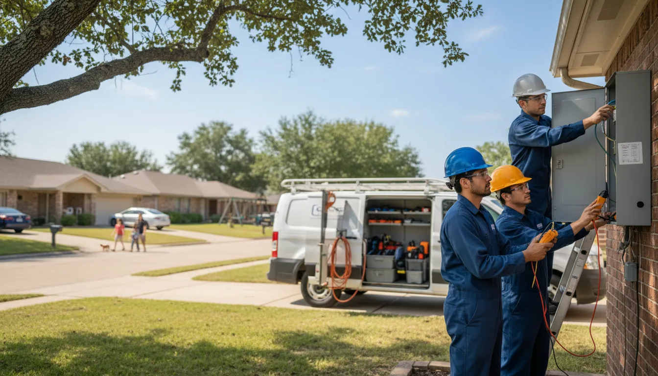 Certified electrician providing emergency electrical services in Newcastle, NE